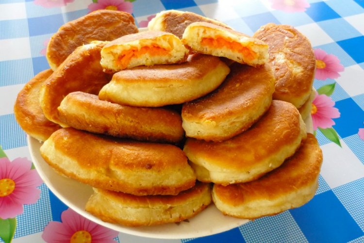 Жареные пирожки с тыквой