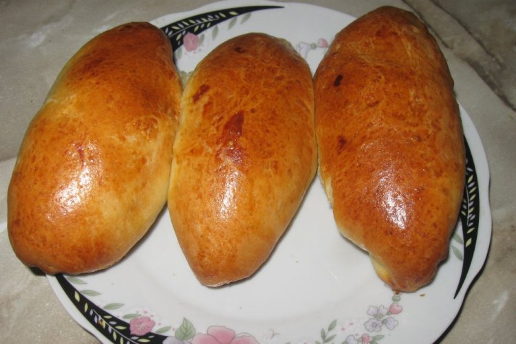 Пирожки с тыквой и мясом