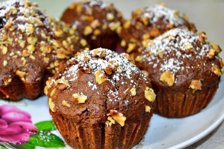 Тыквенные маффины с какао