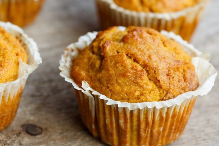 Тыквенные маффины на кефире