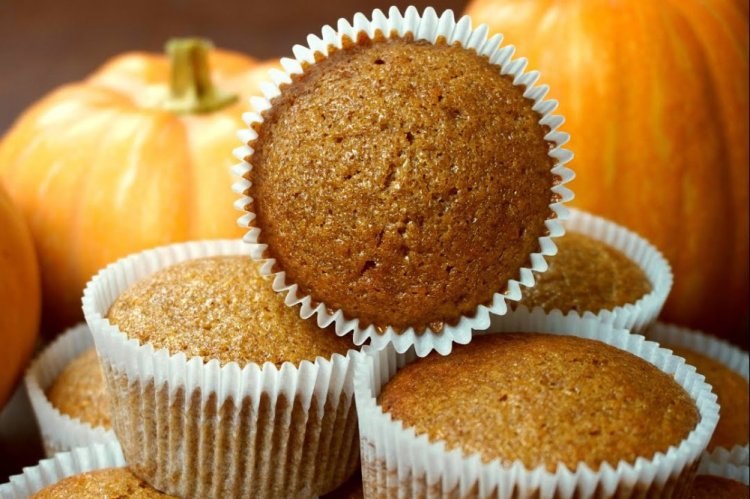 Тыквенные маффины на сметане