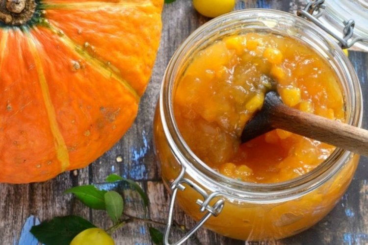 Повидло из тыквы и сливы