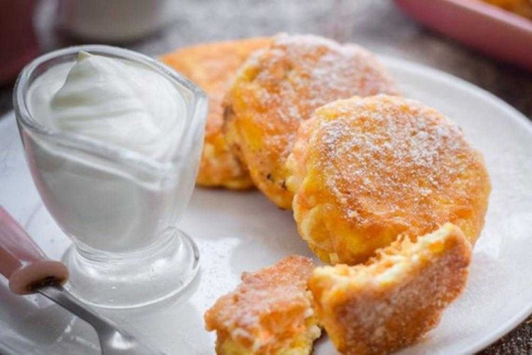 Сырники с тыквой на сковороде