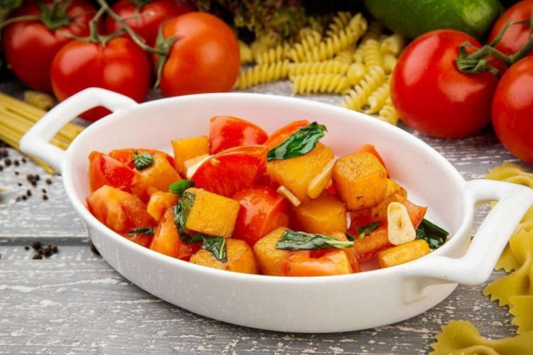 Греческий гарнир из тыквы