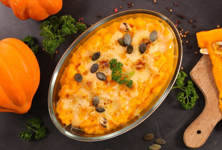 Гратен из тыквы