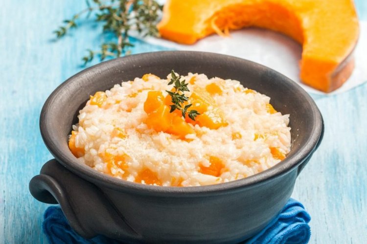 Тыквенная каша с рисом в мультиварке