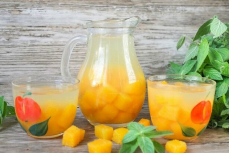 Тыквенный компот в мультиварке