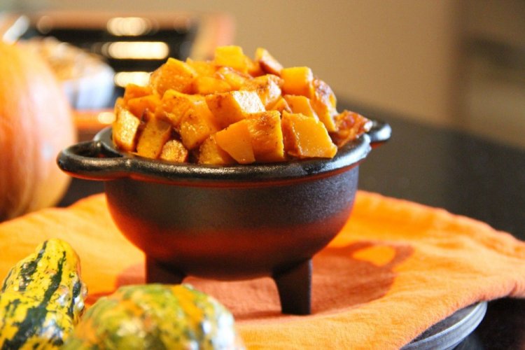 Тыква с медом в мультиварке