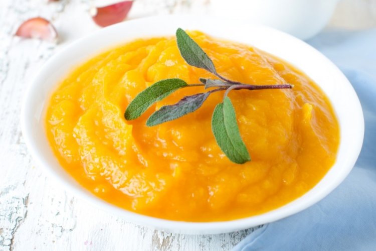 Пюре из кабачков и тыквы