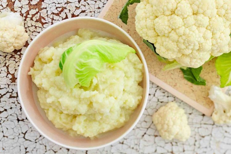 Пюре из кабачков и цветной капусты