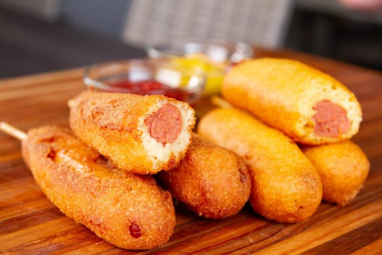 Корн-доги на кефире