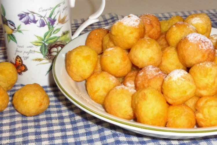 Творожные шарики с тыквой