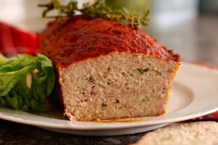 Мясной хлеб с манкой и зеленью