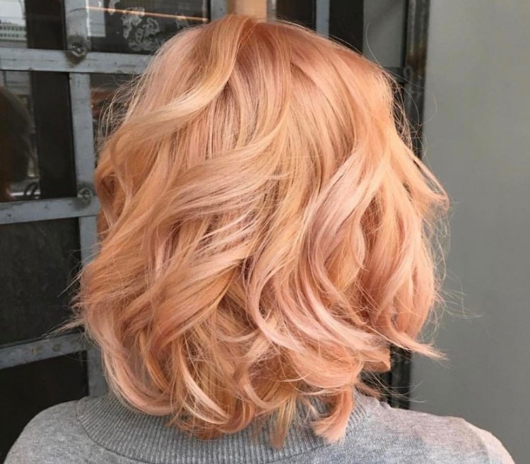 Персиковый блонд