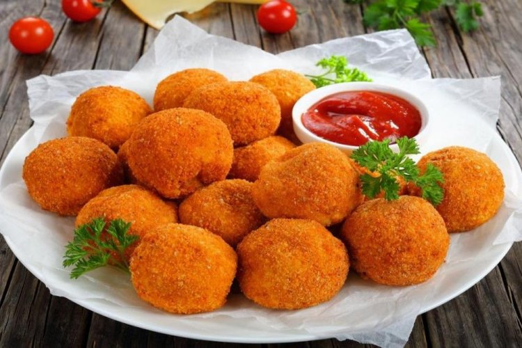 Жареные крабовые шарики