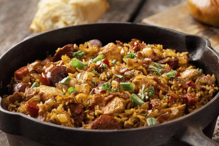 Джамбалайя с говядиной