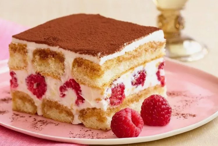 Тирамису с малиной