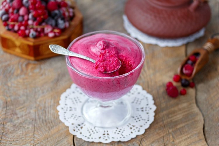 Ягодный мусс с манкой