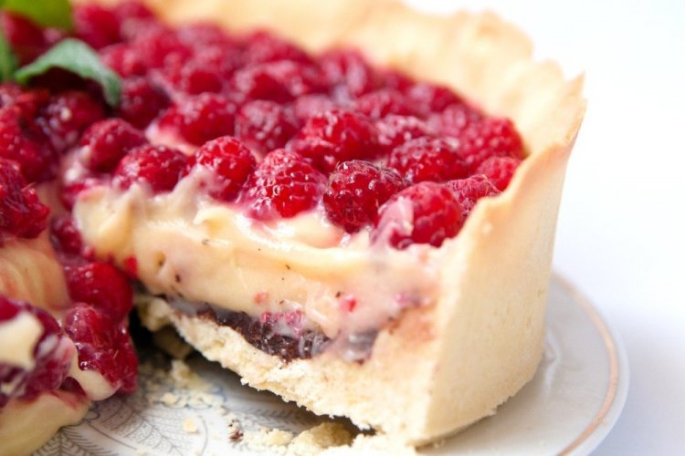 Тарт с заварным кремом