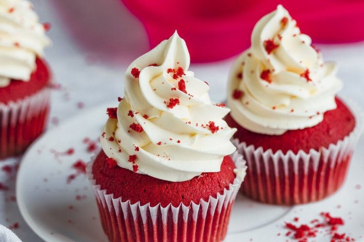 Капкейки «Красный бархат»