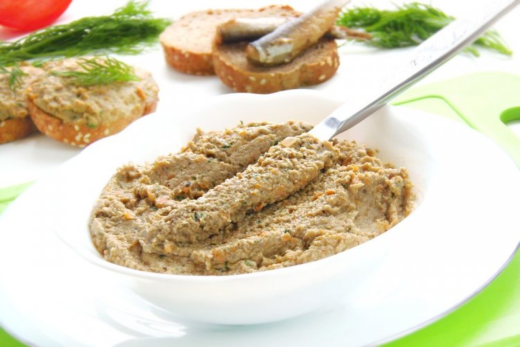Паштет из шпрот с морковью