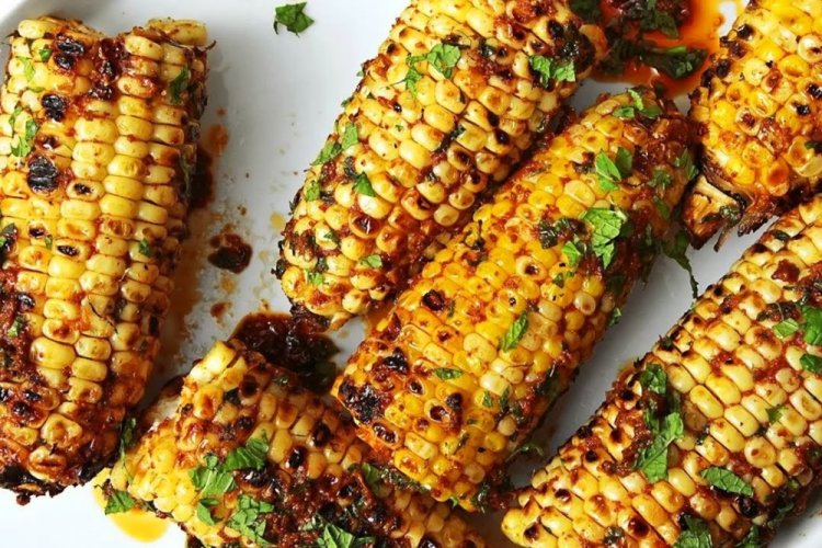 Кукуруза с паприкой на гриле