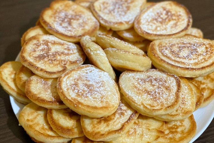 Оладьи на кислом молоке с разрыхлителем