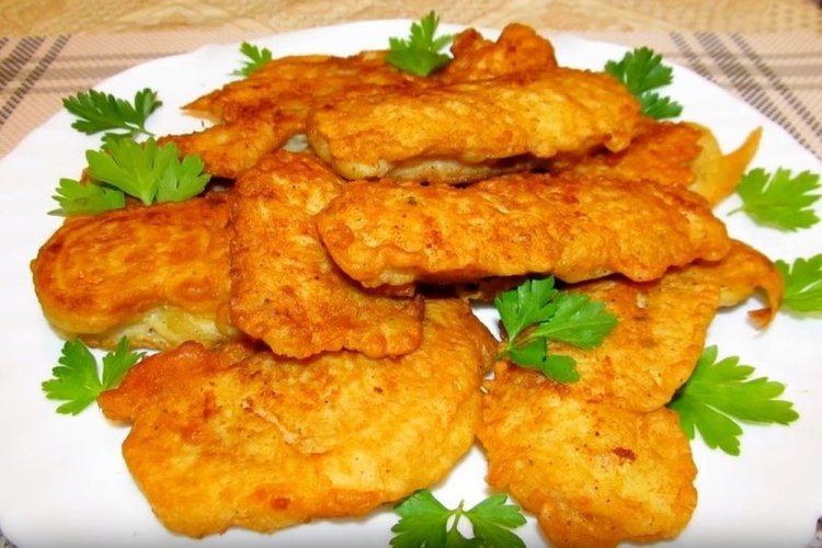 Горбуша в пивном кляре