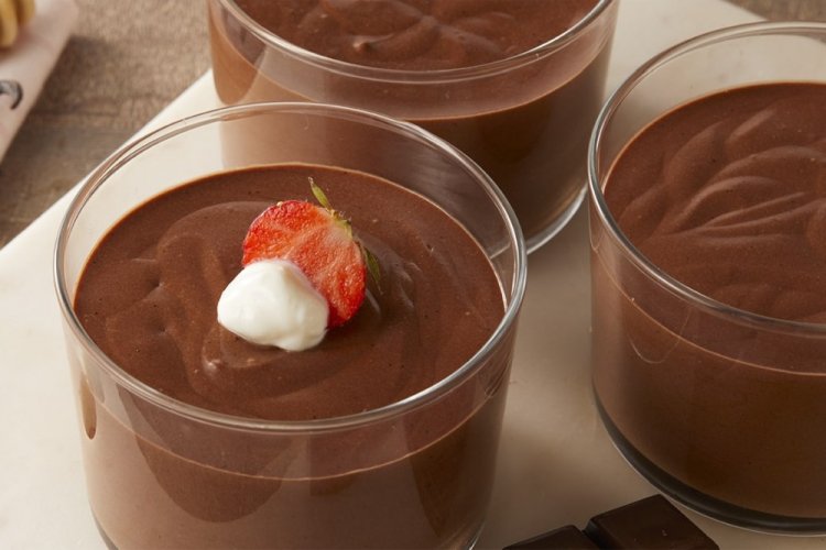 Шоколадный пудинг с агар-агаром