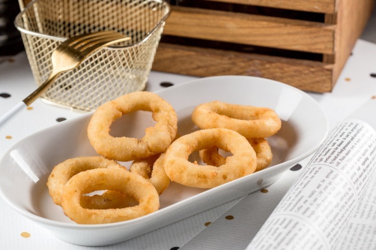 Луковые кольца в пивном кляре