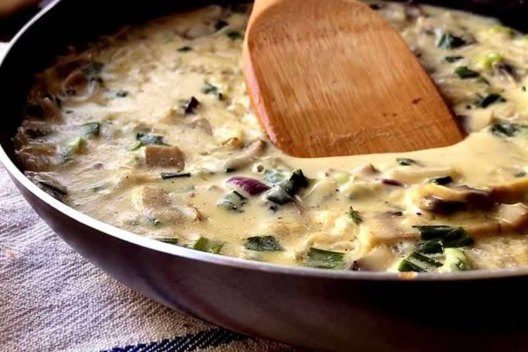 Подлива из овощей в сливках для картофельного пюре