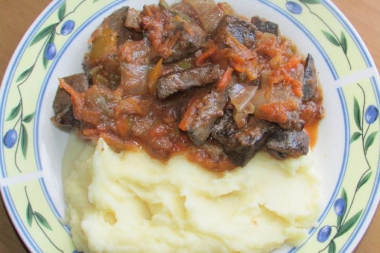 Подлива с печенью для картофельного пюре