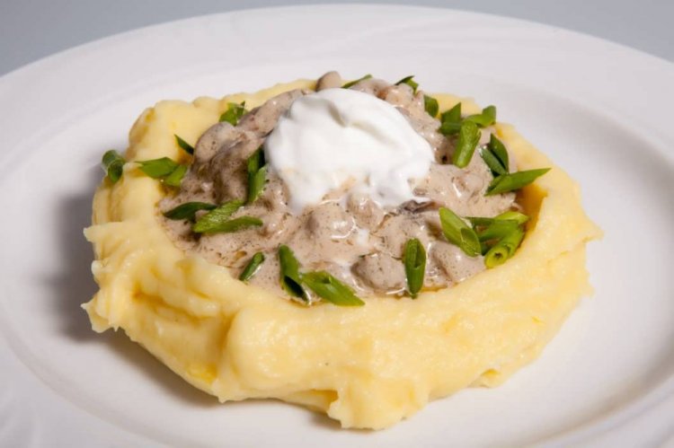 Подлива с шампиньонами для картофельного пюре