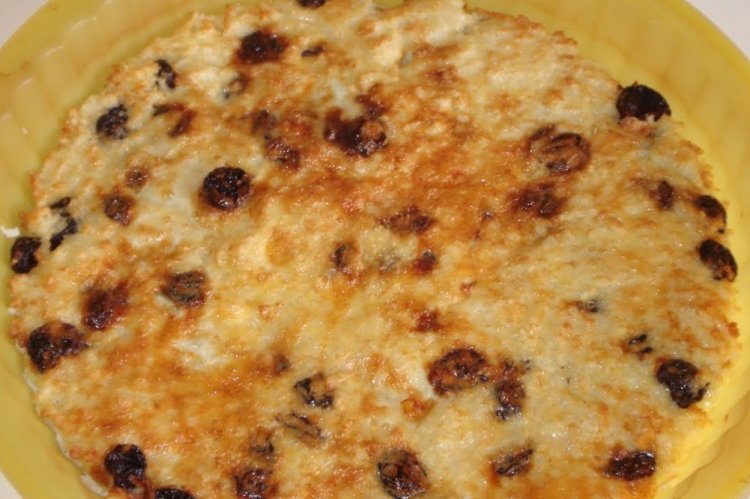 Творожная запеканка в аэрогриле