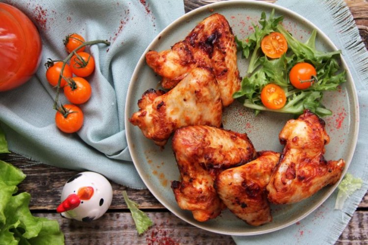 Куриные крылышки в аэрогриле