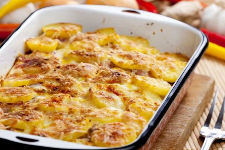 Картошка с мясом в духовке