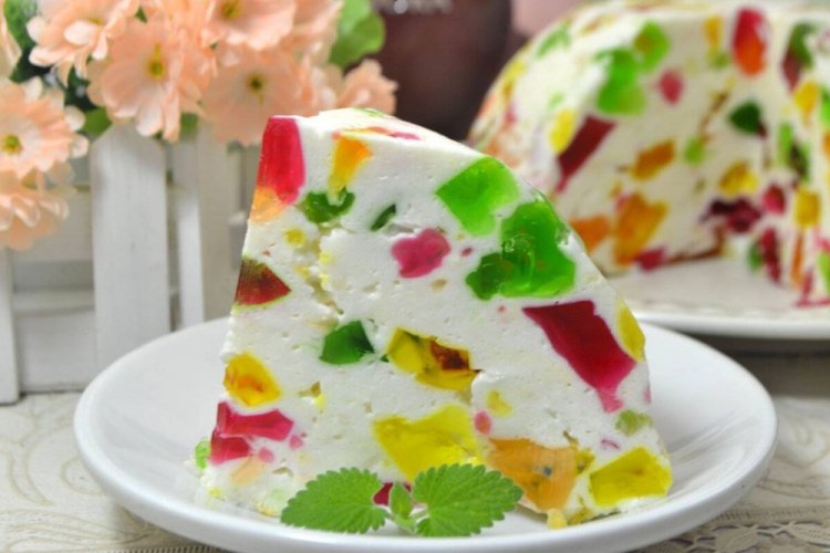 Сметанный торт «Мозаика»