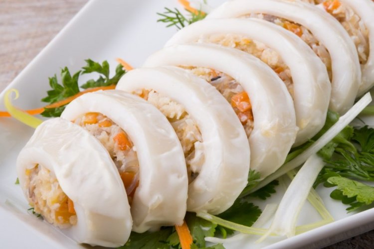 Фаршированные кальмары