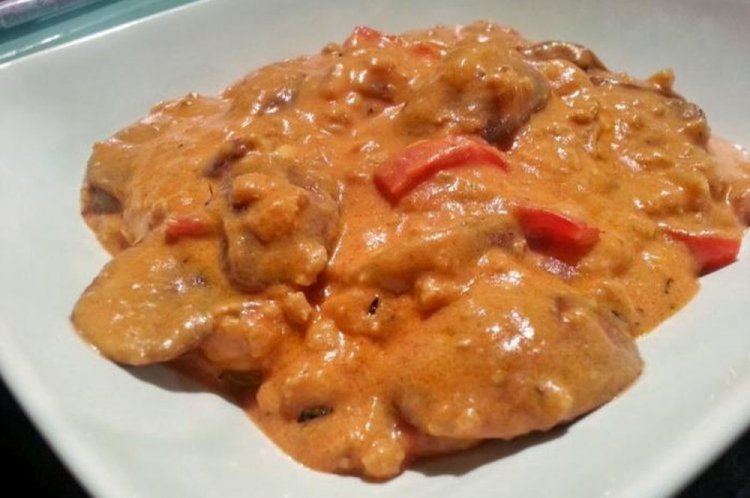 Подлива из индейки к рису