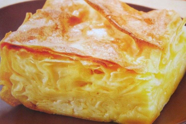 Ачма из лаваша с адыгейским сыром