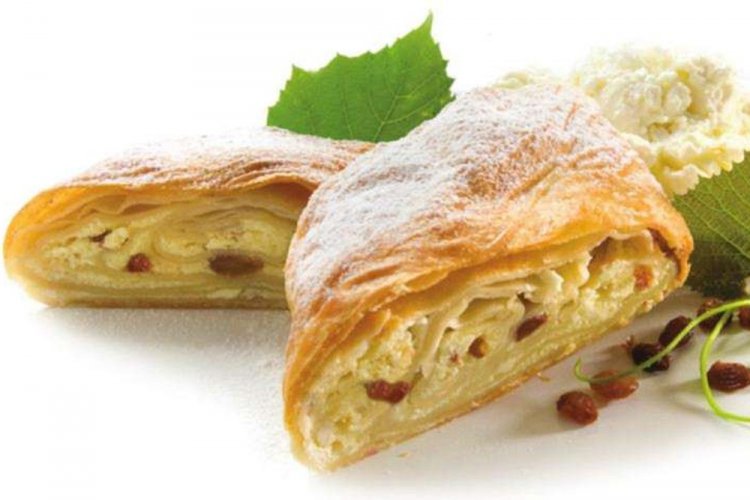 Штрудель с творогом из теста фило