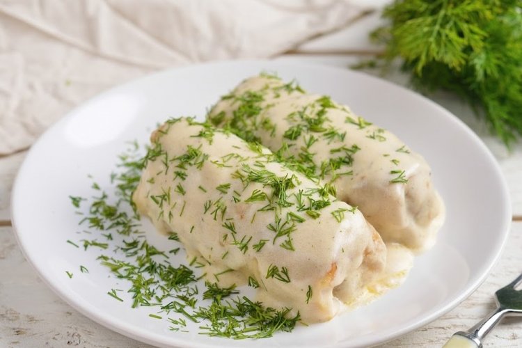 Голубцы со сметаной в духовке