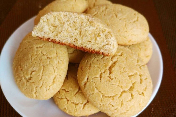 Кукурузное печенье на кефире