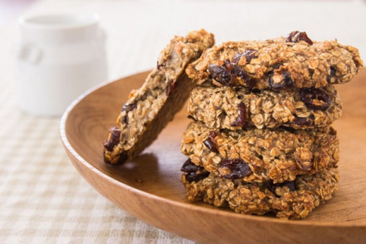 Овсяное ПП печенье с сухофруктами и орехами