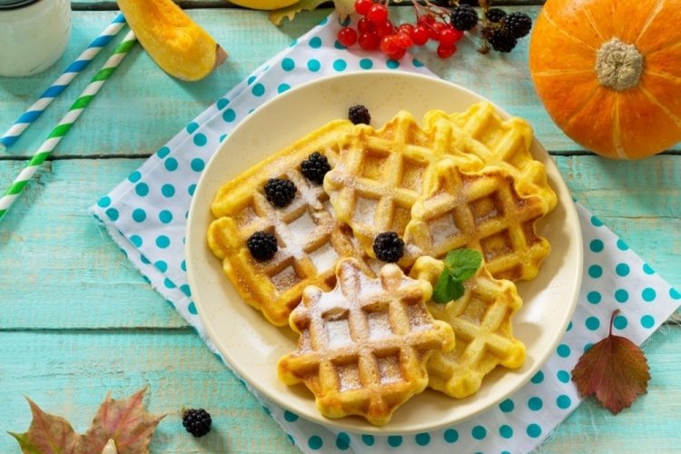 Тыквенные ПП вафли