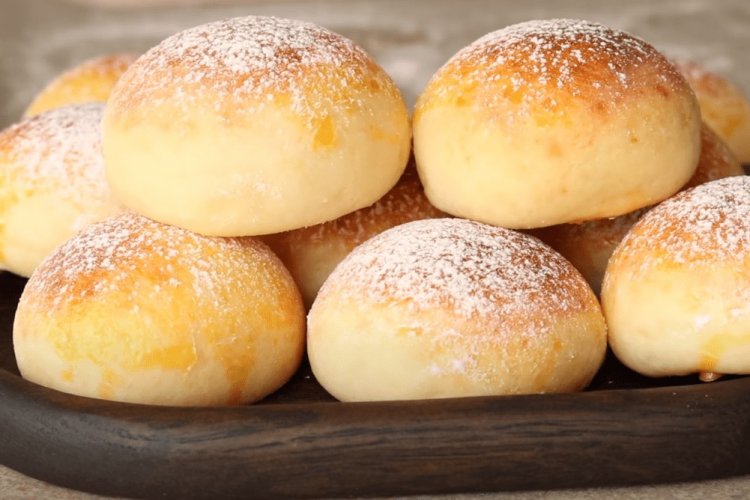 Творожные сдобные булочки