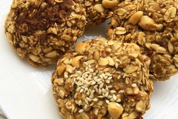 Овсяное печенье с орехами