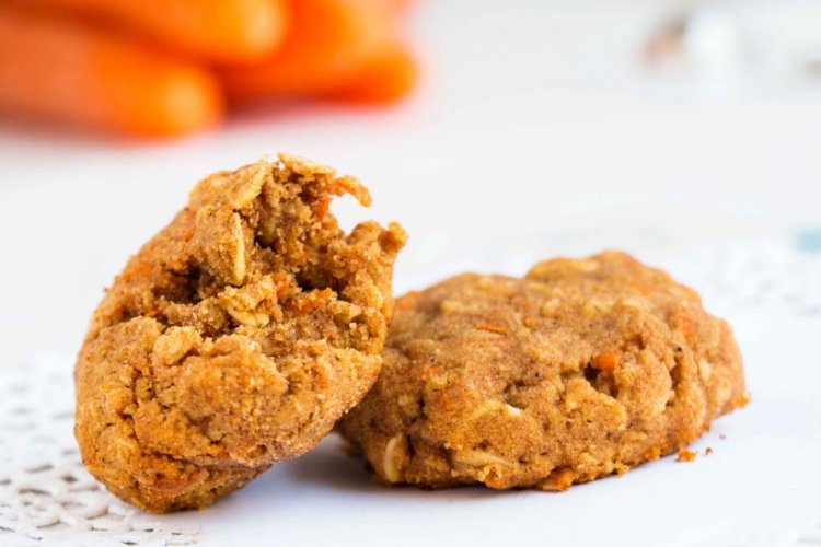 Овсяное печенье с морковью