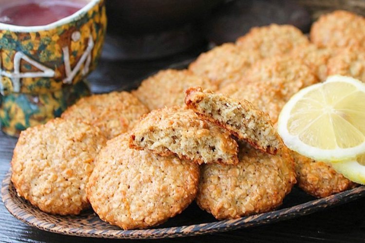 Овсяное печенье с лимоном