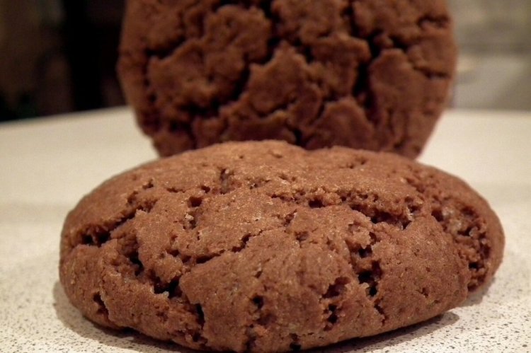 Шоколадное овсяное печенье